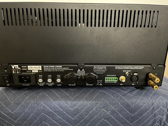 VTL MB185 II amplifiers