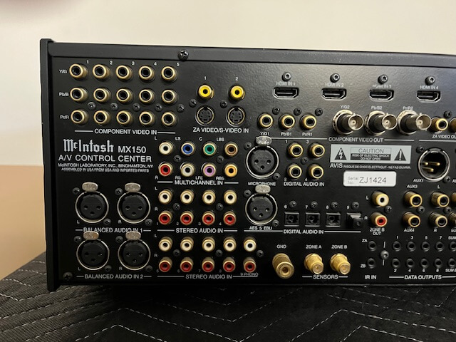 McIntosh MX150 AV control center