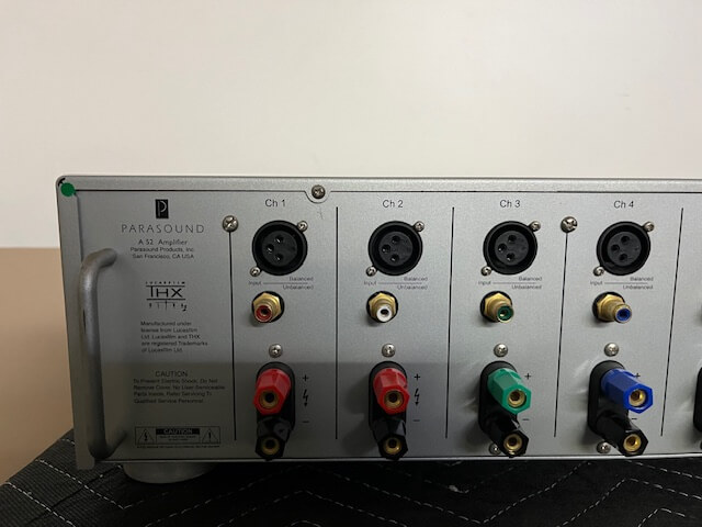 Parasound A52 amplifier