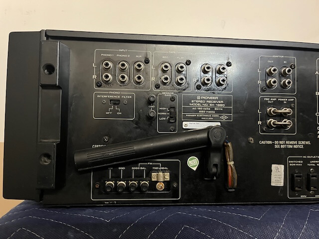 Pioneer SX-1980 stereo receiver