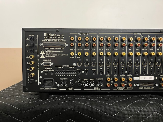 McIntosh MX132 control center