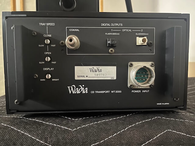 Wadia WT2000 cd transport and power supply