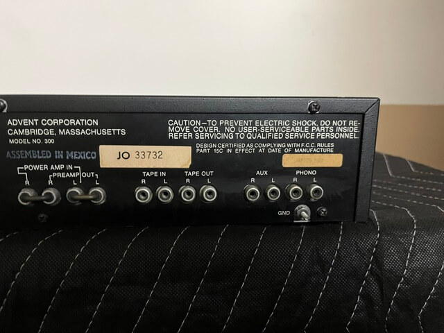 Advent Model 300 receiver