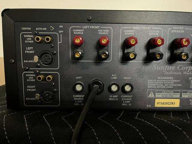 Sunfire Cinema Grand 5 channel power amplifier