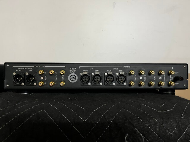 Mark Levinson No 28 preamplifier (s/n 3049) and PLS-228 power supply