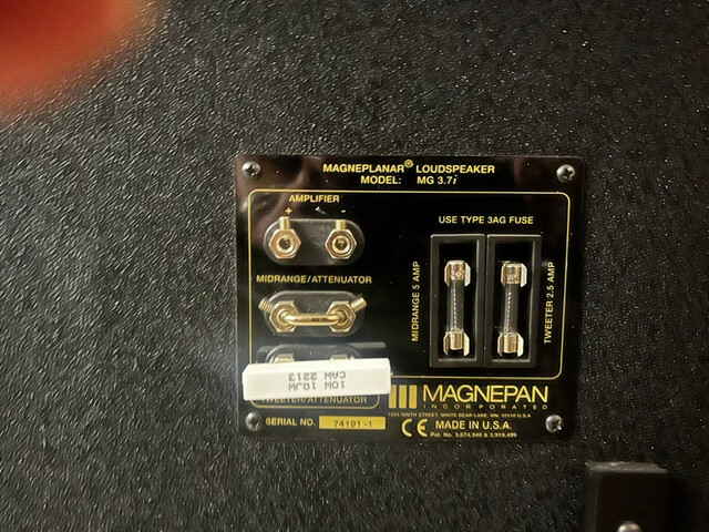 Magnepan MG 3.7i loudspeakers