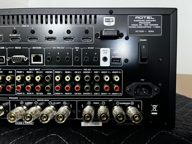 Rotel RAP-1580 MKII surround amplified processor